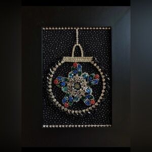 Framed Jewelry Art Christmas Tree Ornament